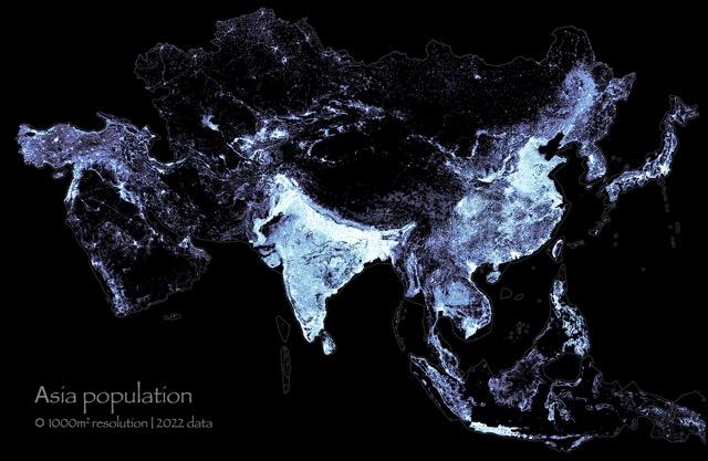 🌐 Population of Asia [ice]