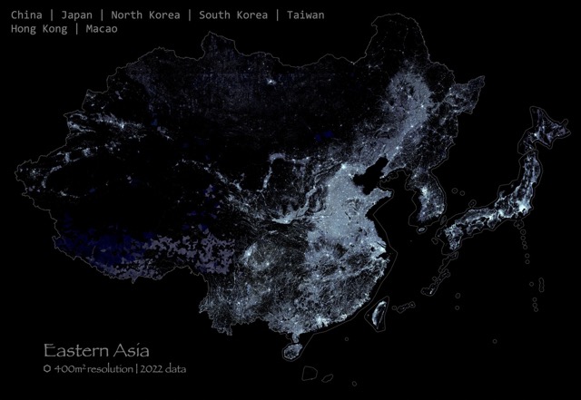 🌐 Population of Eastern Asia [ice]