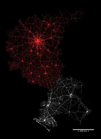 🇷🇺 Road network of Western Russia 🛣️